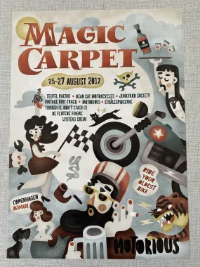 2017 Magic Carpet poster by Mette Ehlers, A3