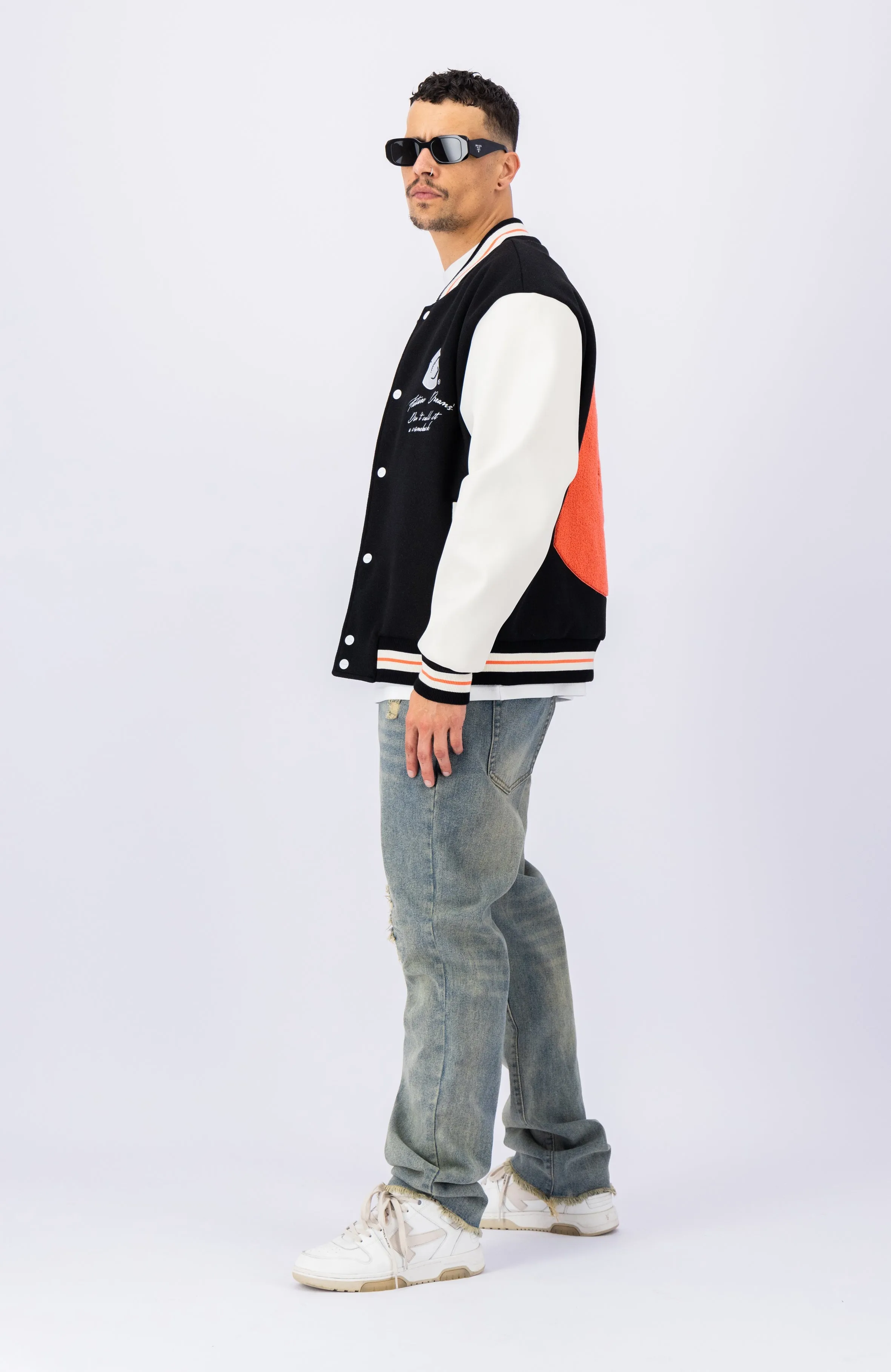 2Morrowshype Comeback Varsity Jacket Zwart