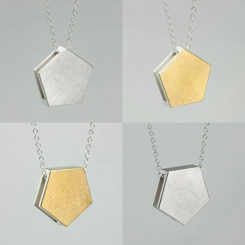 3456∞ N°115 / Double Faced Pentagon Necklace