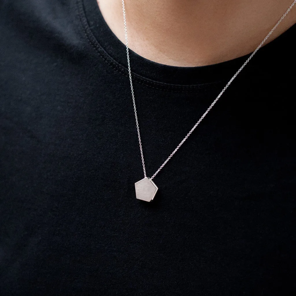 3456∞ N°115 / Double Faced Pentagon Necklace