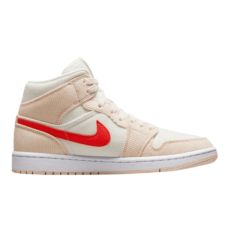 Air Jordan 1 Mid Corduroy Sail