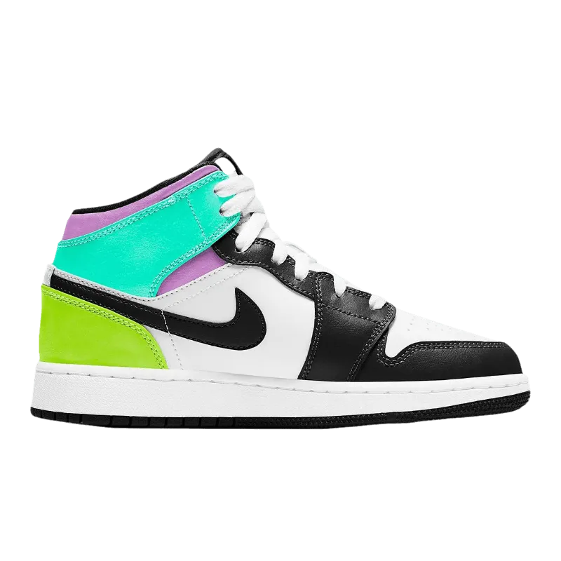 Air Jordan 1 Mid Pastel Black Toe