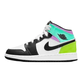 Air Jordan 1 Mid Pastel Black Toe