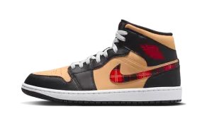 Air Jordan 1 Mid SE Tartan Swoosh