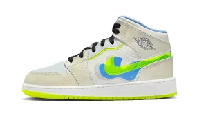 Air Jordan 1 Mid SE Warped Swoosh