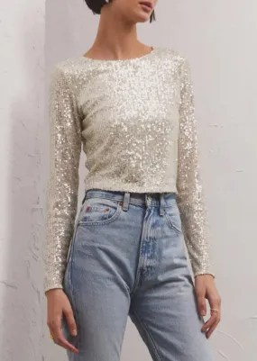 Aurora Sequin Top