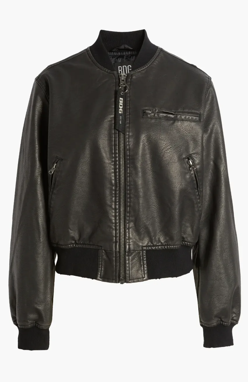 BDG Pu Bomber Jacket