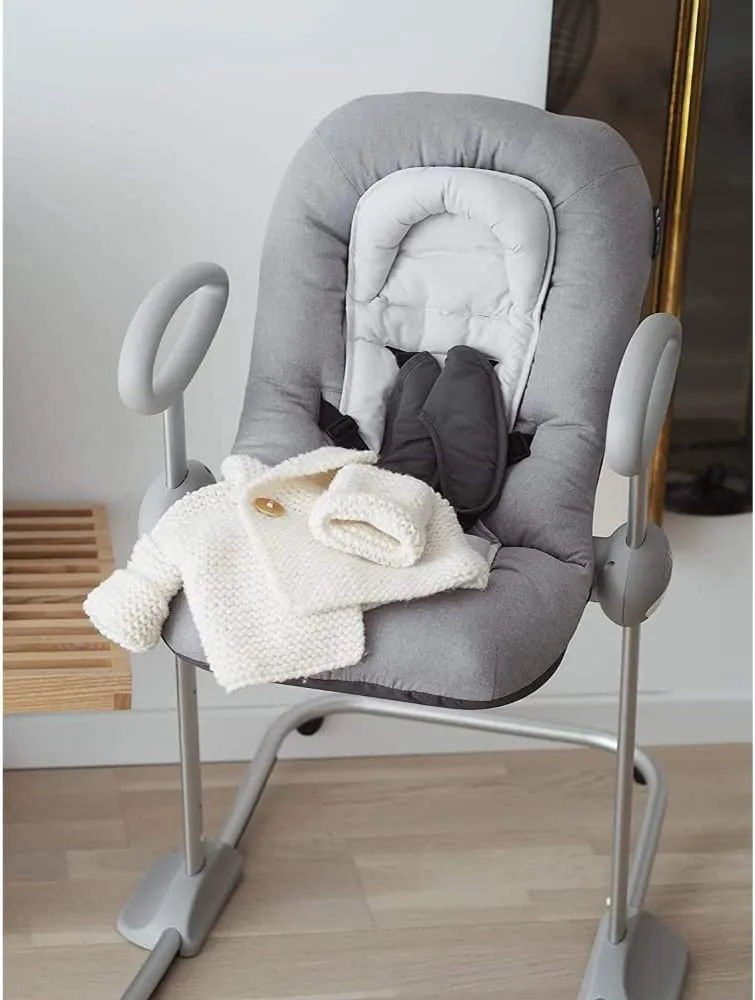 Beaba Up & Down Bouncer - Heather Grey