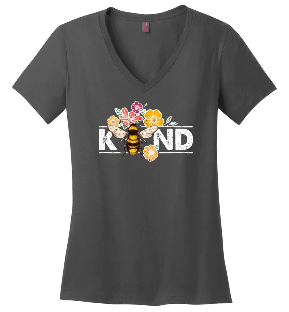 Bee Kind Ladies V-necks