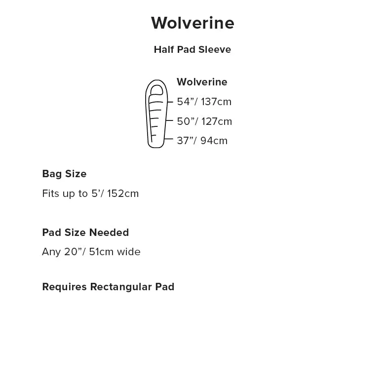 Big Agnes Wolverine 15°