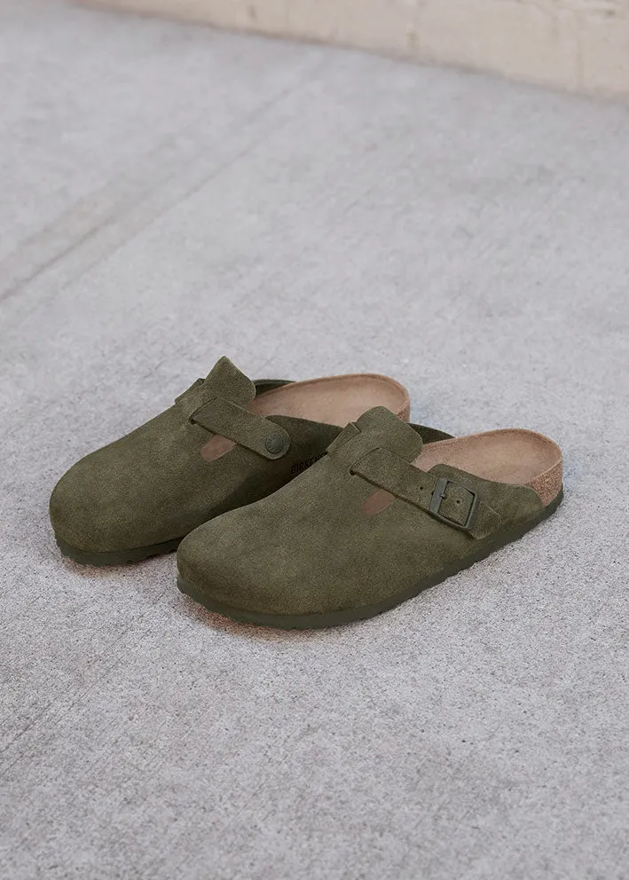 Birkenstock Boston Suede 1024714 Thyme