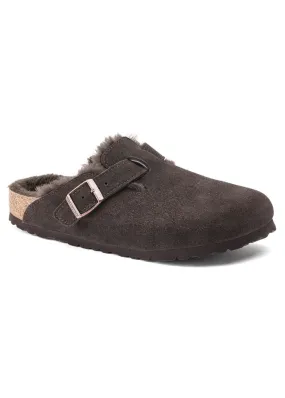 Birkenstock Boston Suede Shearling 1020529 Mocca