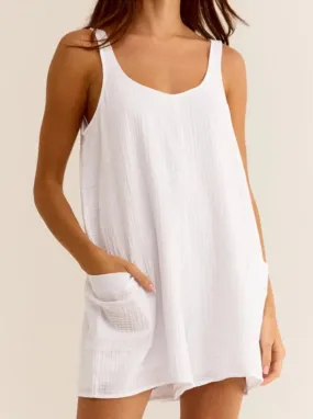 Calibri Romper - White