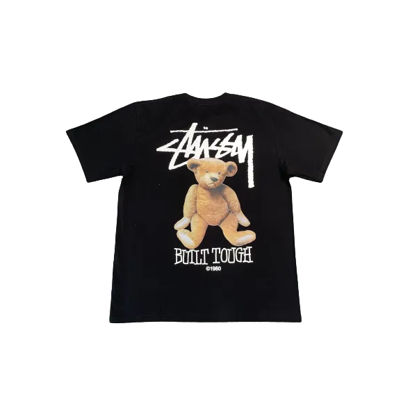 Camiseta Hype Stussy Bear Logo Preto