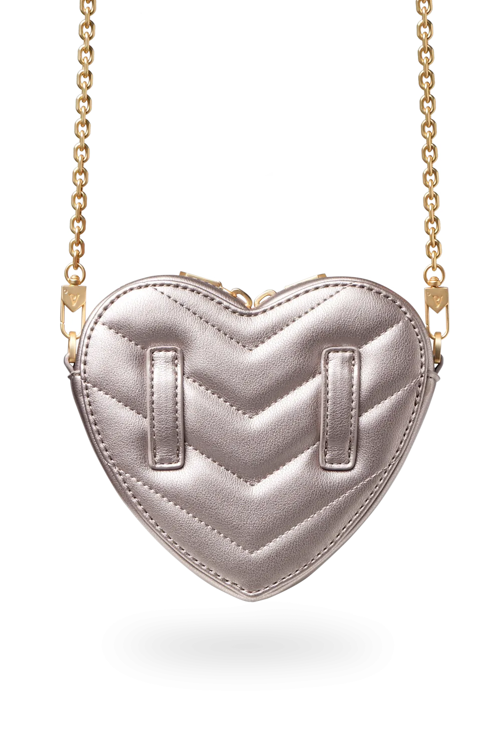 Candice Heart Bag Metallic