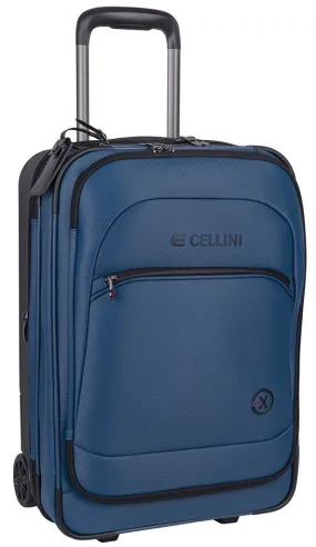 Cellini Pro X 2 Wheel Carry-On Pullman with Oversized Fastline Wheels | Blue