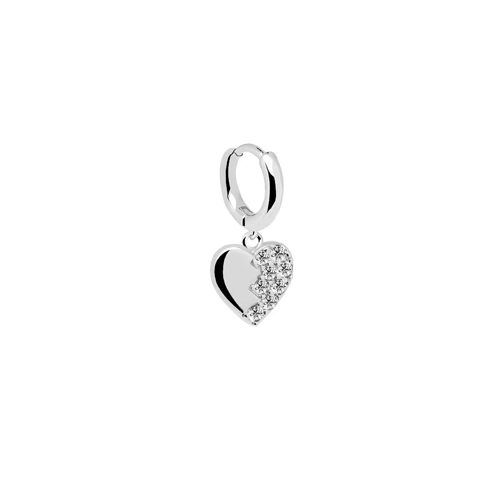 Charm Heart Silver