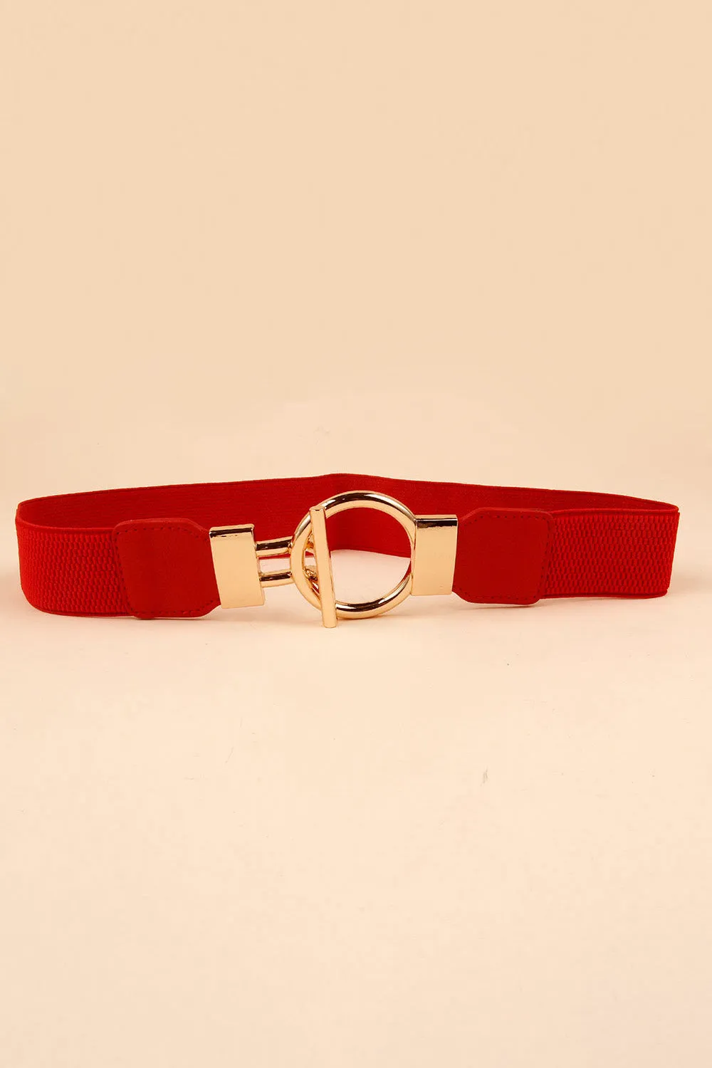 Circle Buckle Vegan Belt ( 3 Colors)