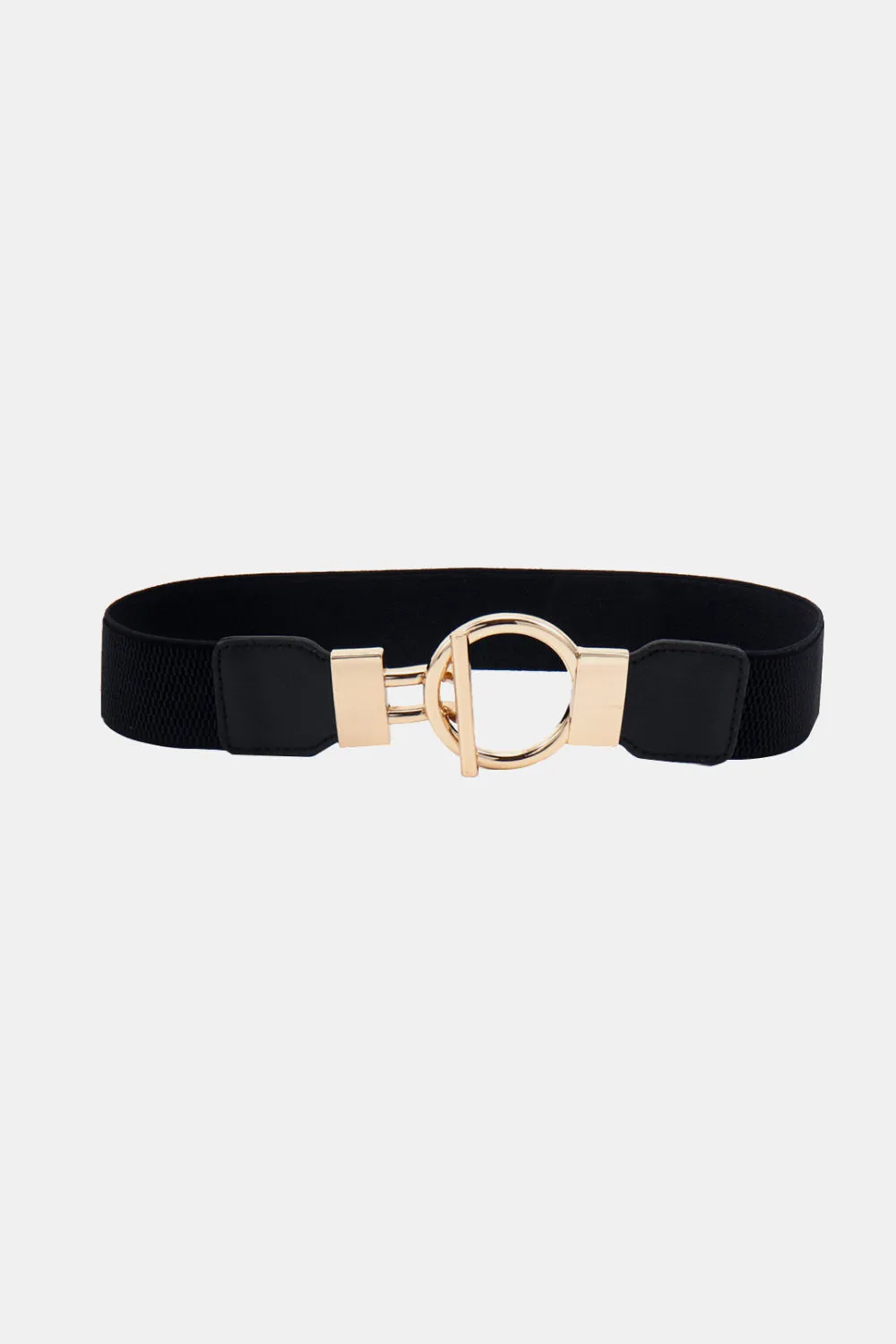 Circle Buckle Vegan Belt ( 3 Colors)