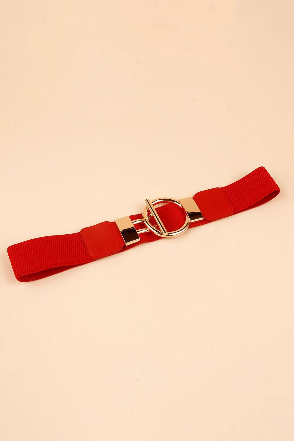 Circle Buckle Vegan Belt ( 3 Colors)