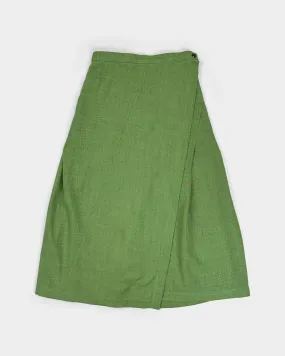 Comme des Garçons Tricot Green 1 Piece Maxi Skirt 1994