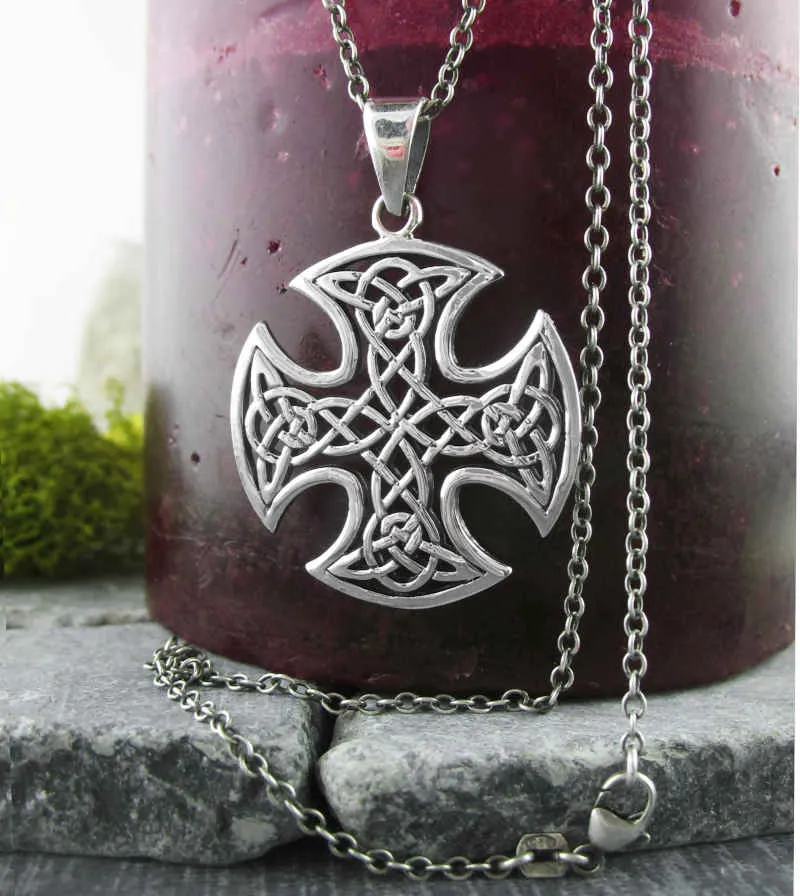 Equal-Armed Celtic Cross Pendant