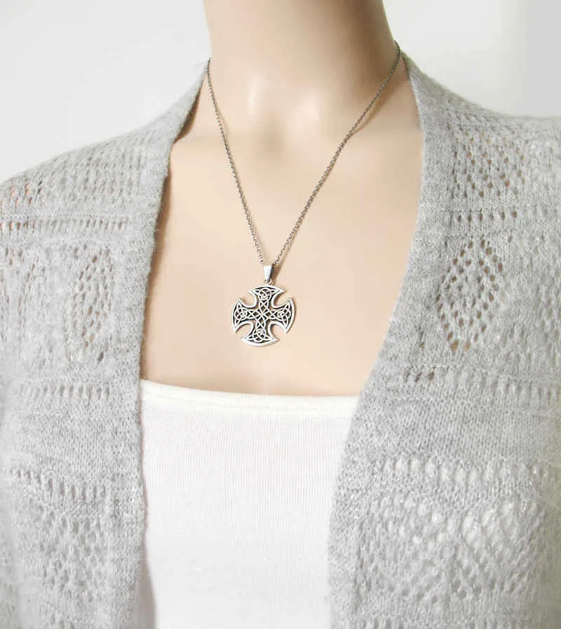 Equal-Armed Celtic Cross Pendant