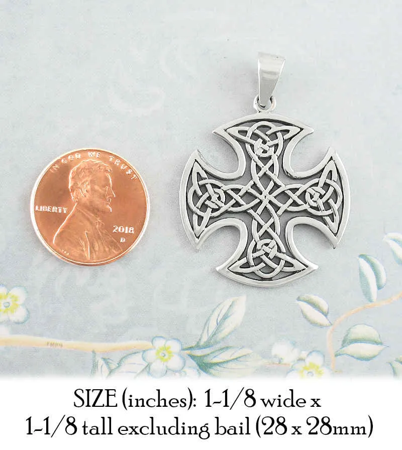 Equal-Armed Celtic Cross Pendant