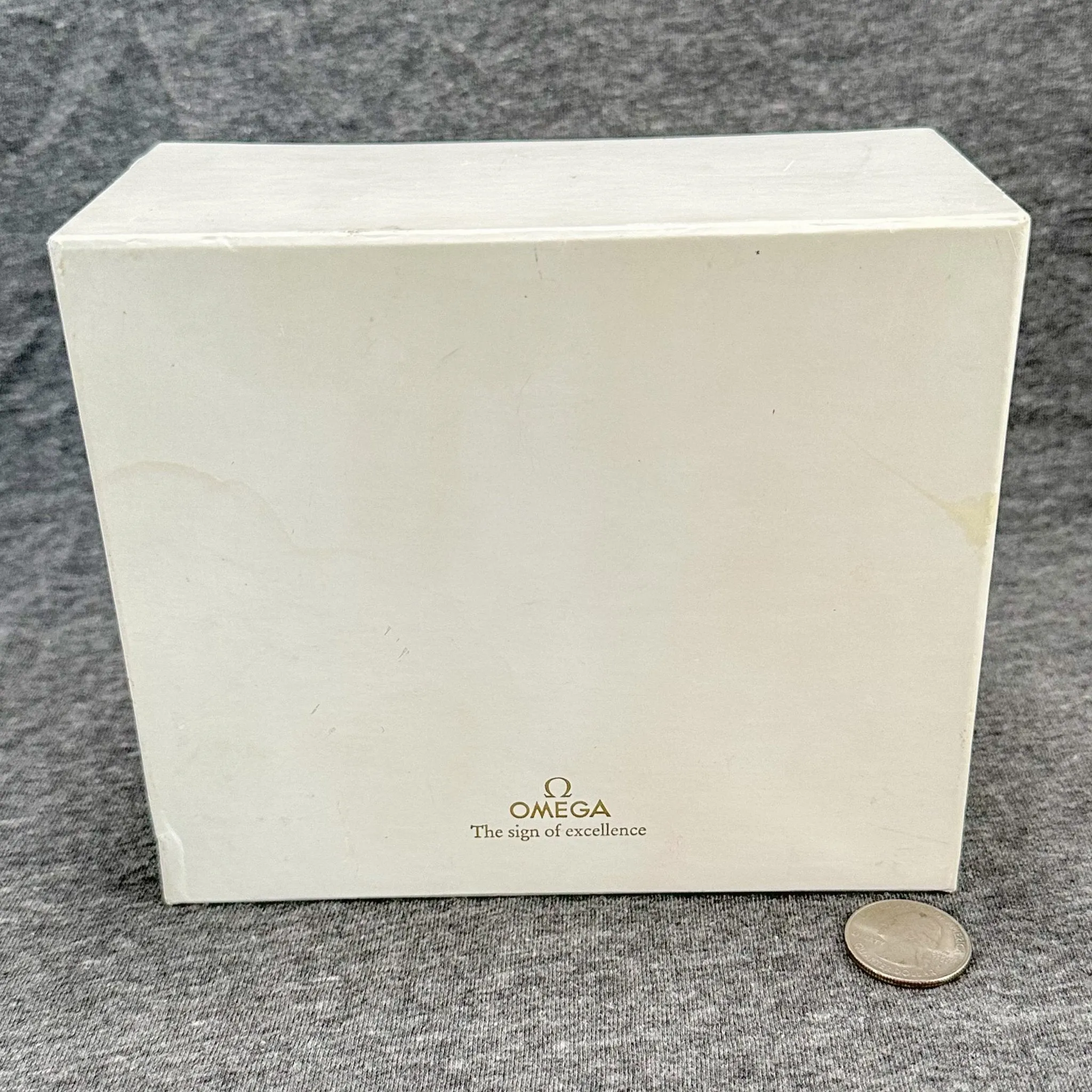 Estate Omega Outer Box w. Wallet & BLANK Warranty Card EMPTY