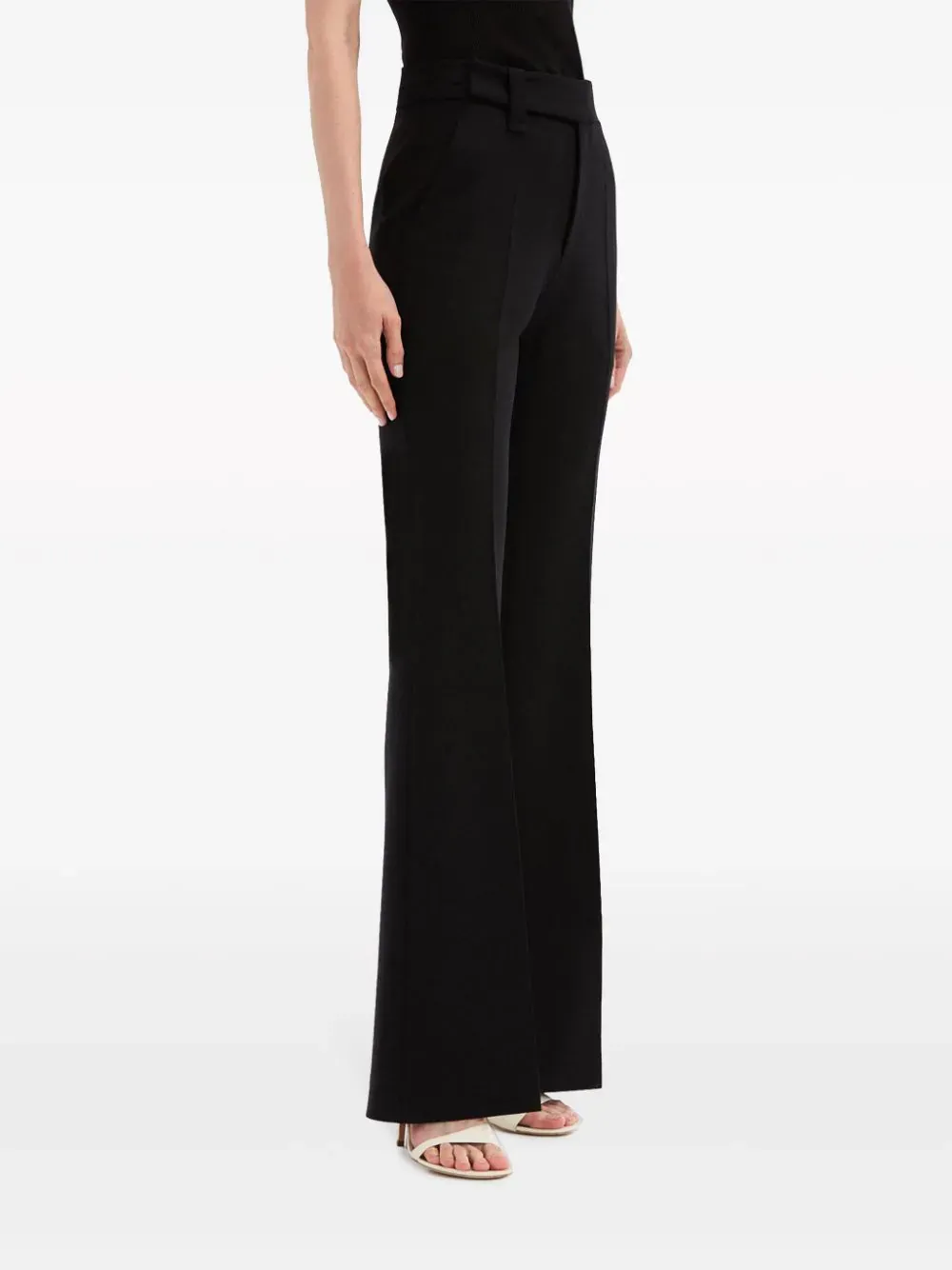 Front Zip Flare Leg Pant