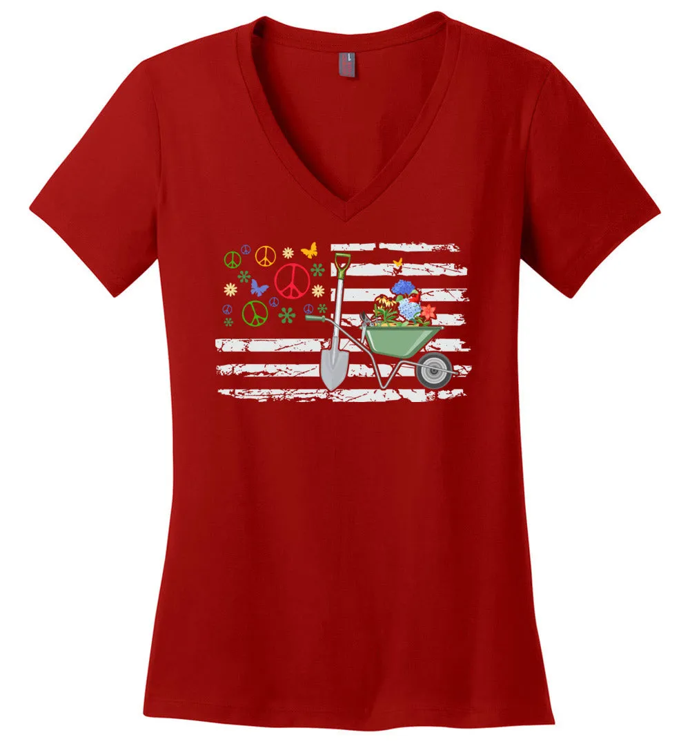 Gardener's Flag V-neck