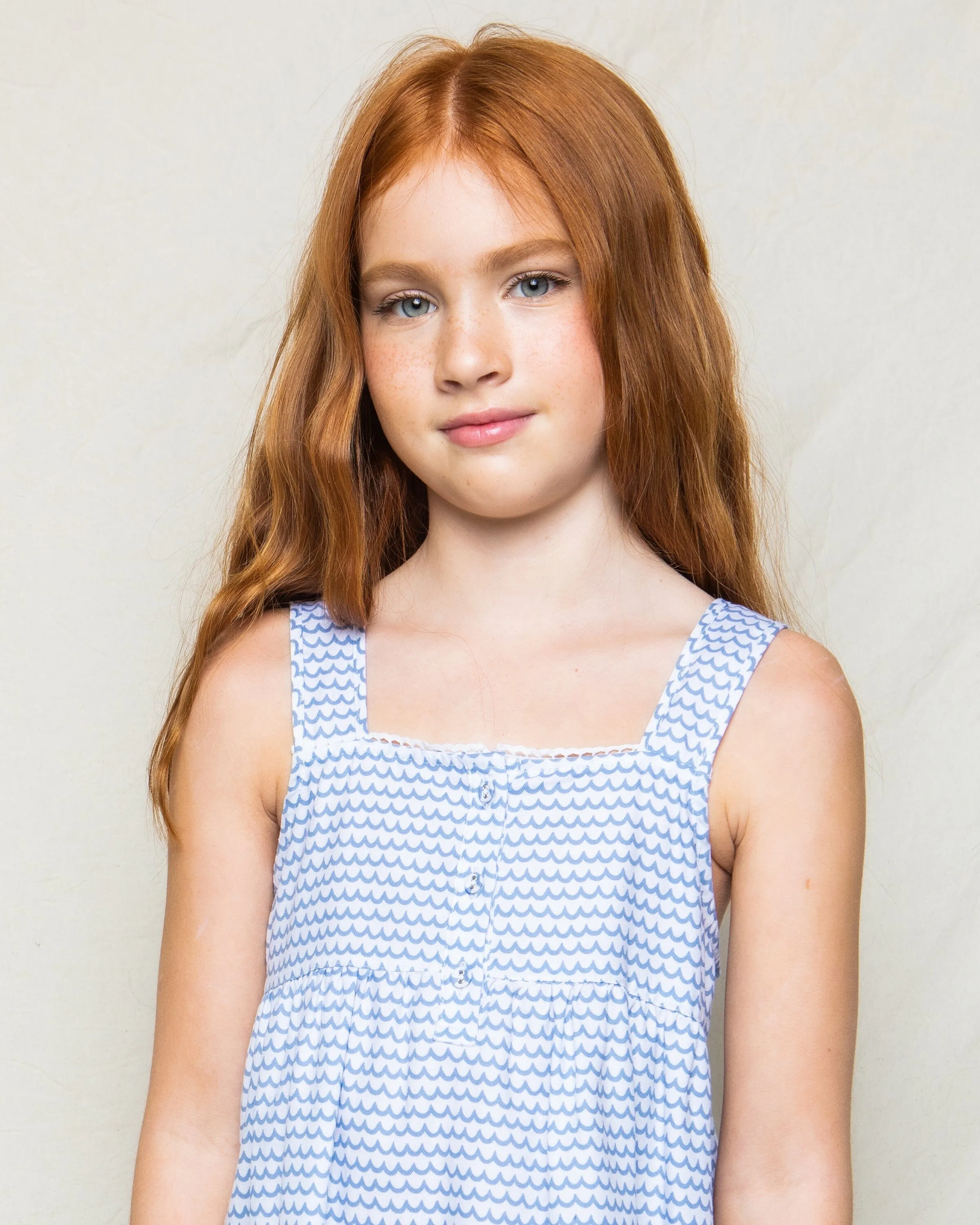 Girl's Twill Charlotte Nightgown | La Mer