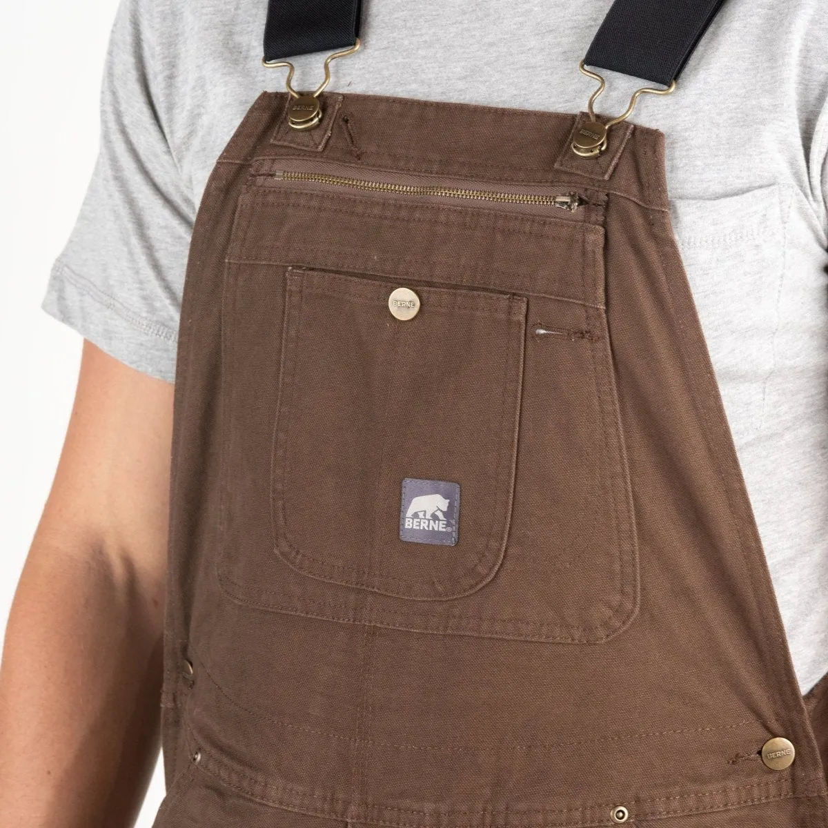 Heartland Unlined Washed Duck Bib Overall