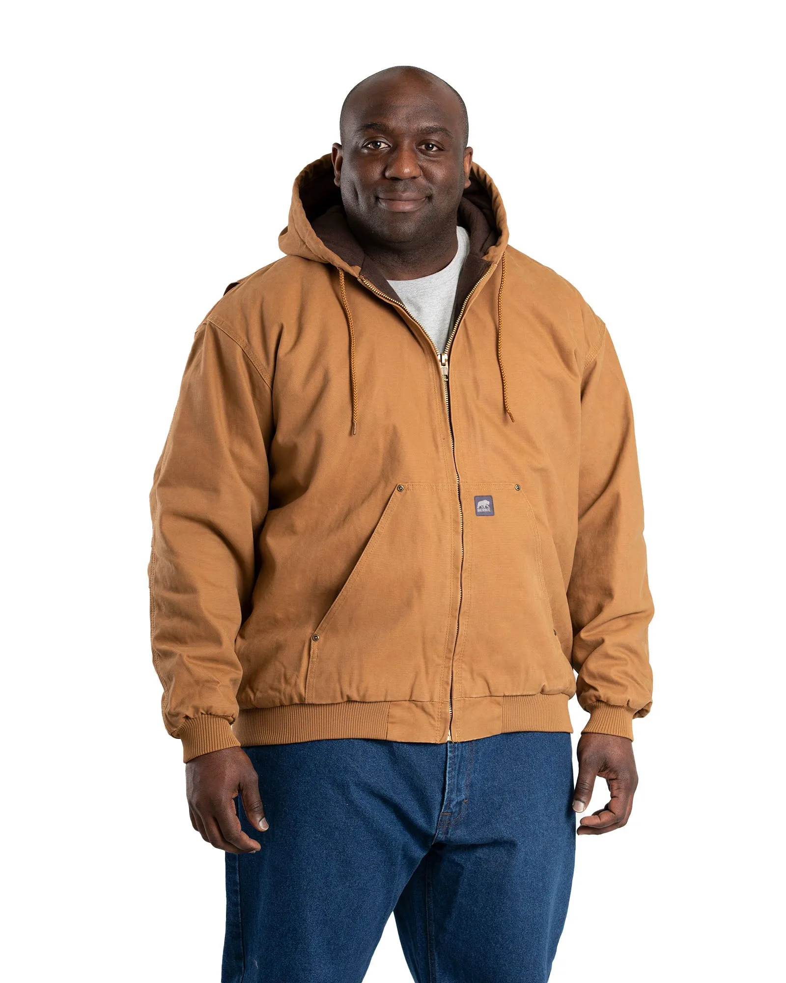 Heartland Washed Duck Hooded Work Jacket