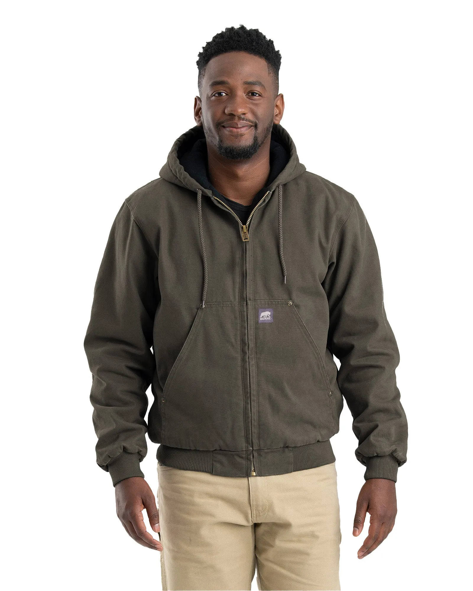 Heartland Washed Duck Hooded Work Jacket