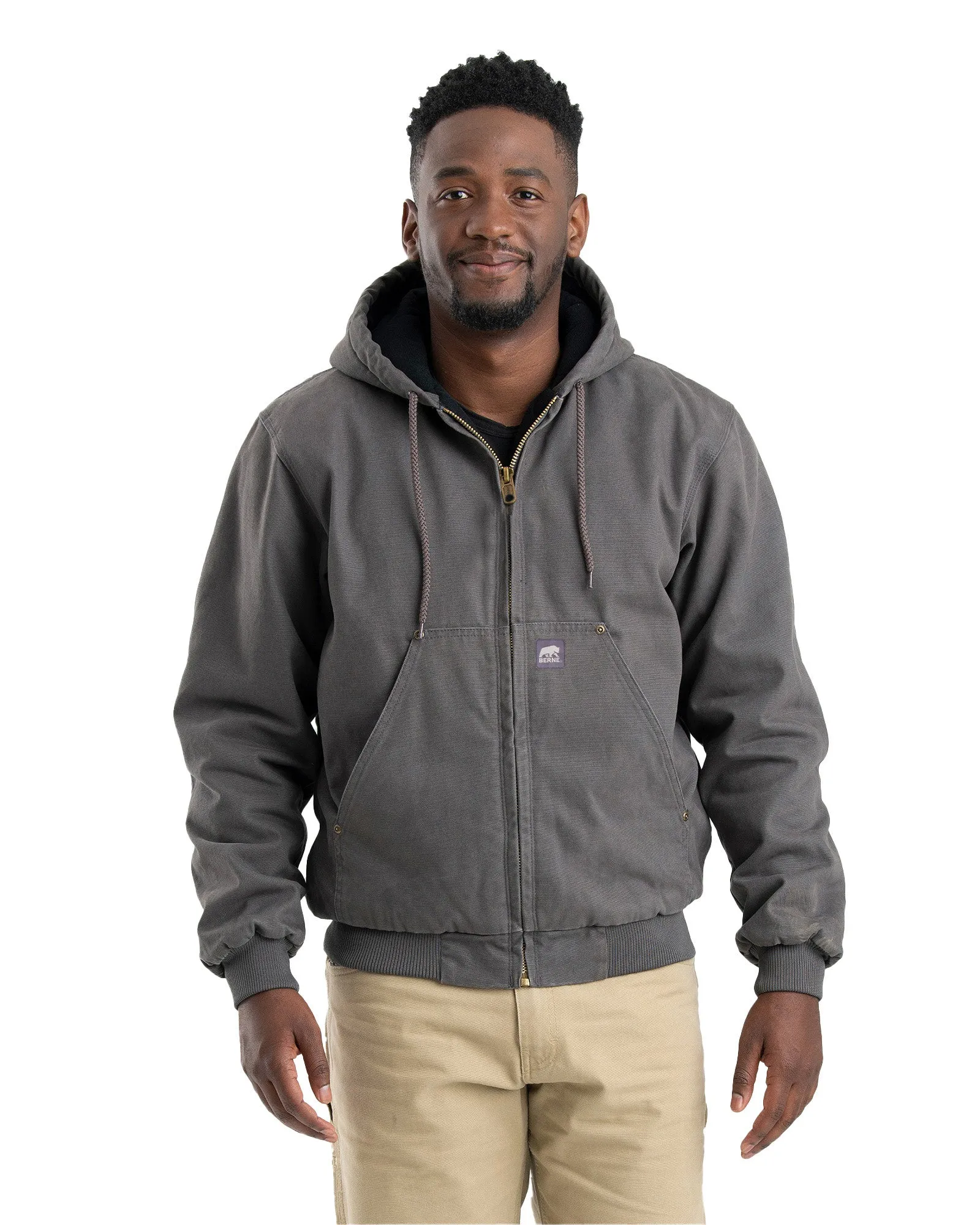 Heartland Washed Duck Hooded Work Jacket