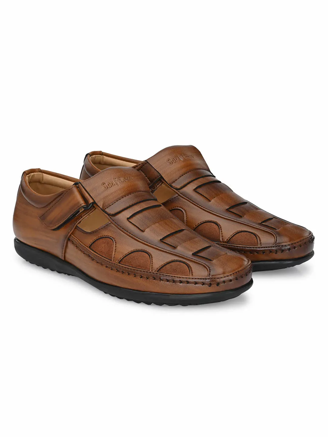 Ittar Tan Sandals