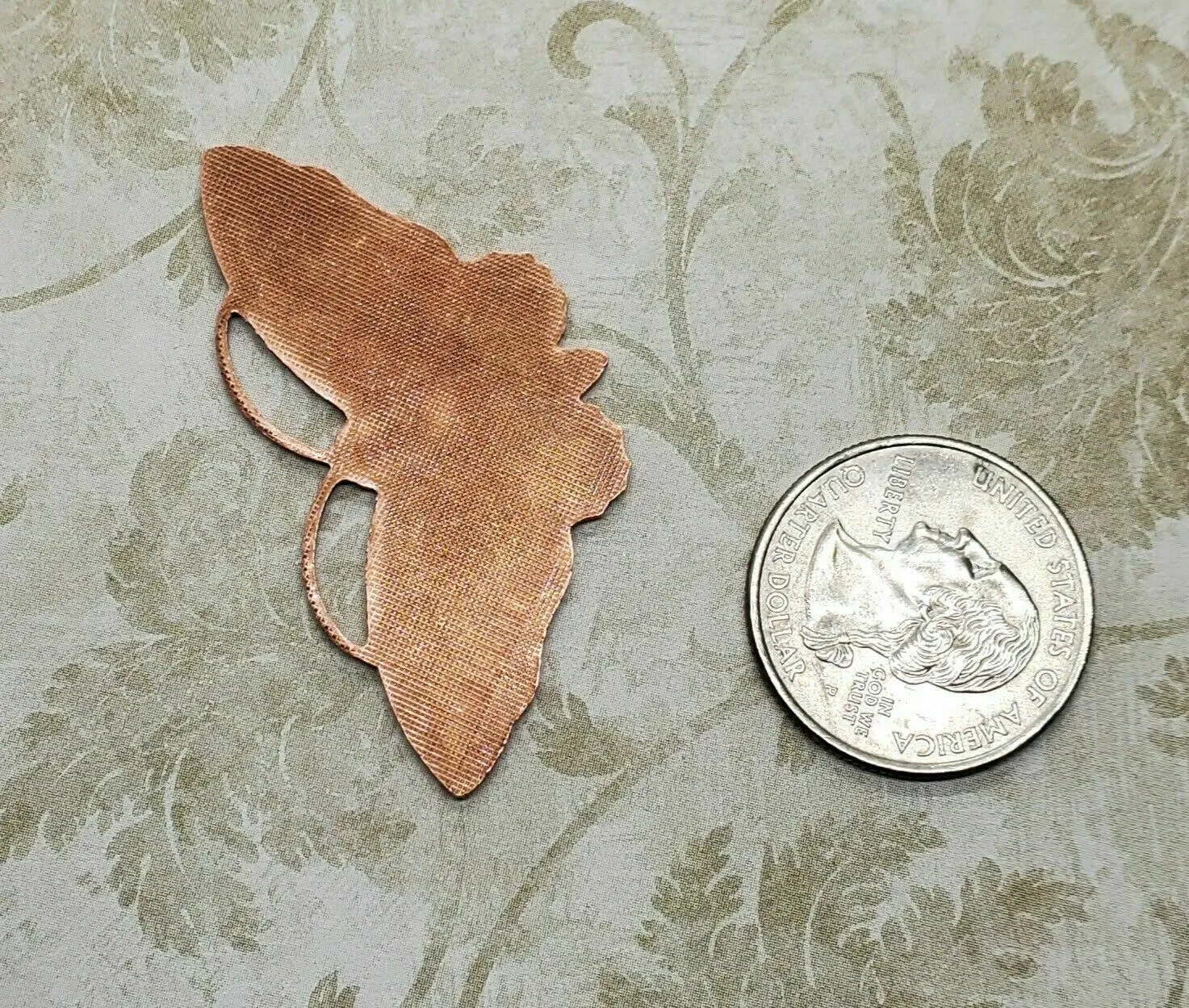 Large Brass Butterfly Finding x 1 - 3104S.