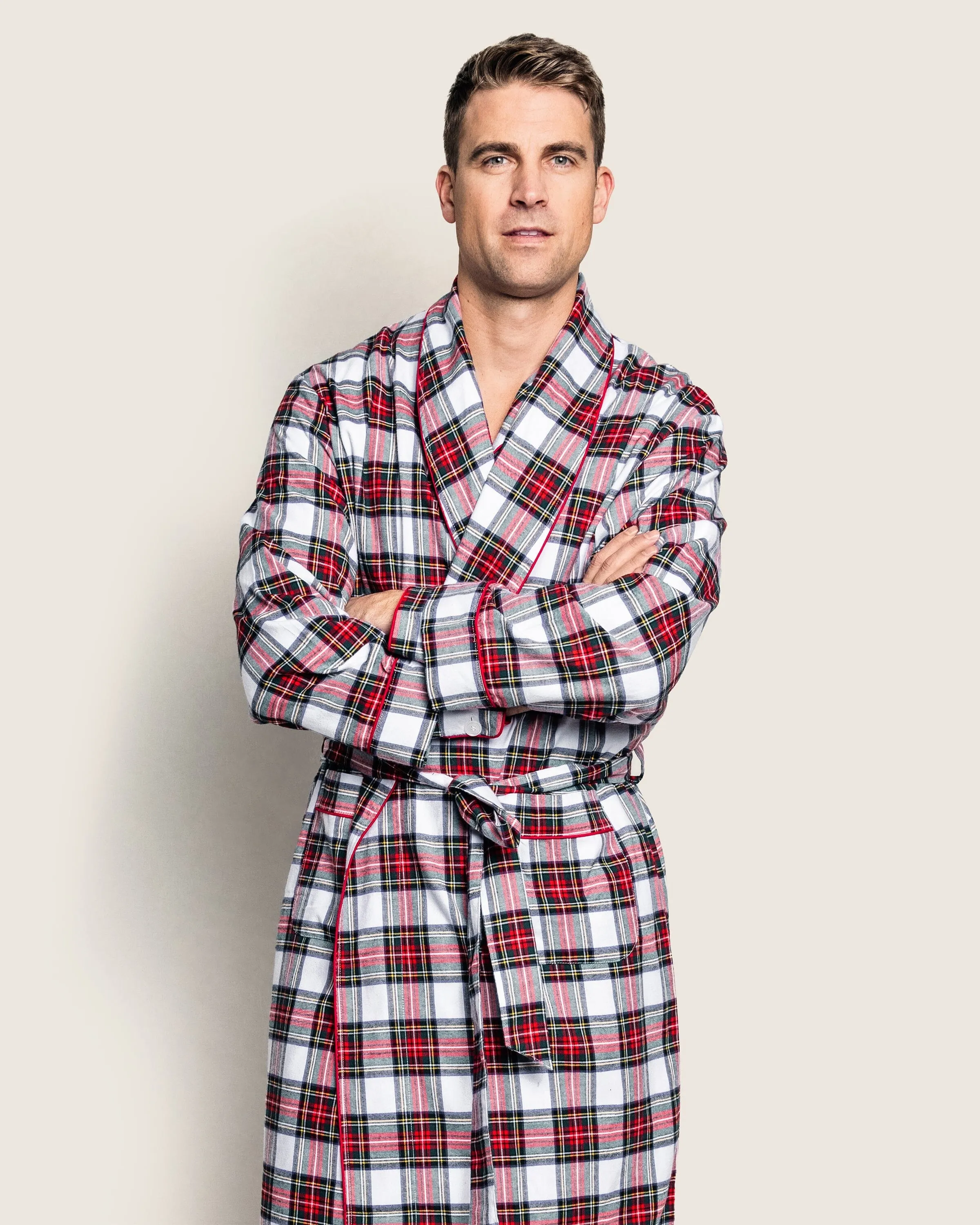 Men's Brushed Cotton Robe | Balmoral Tartan