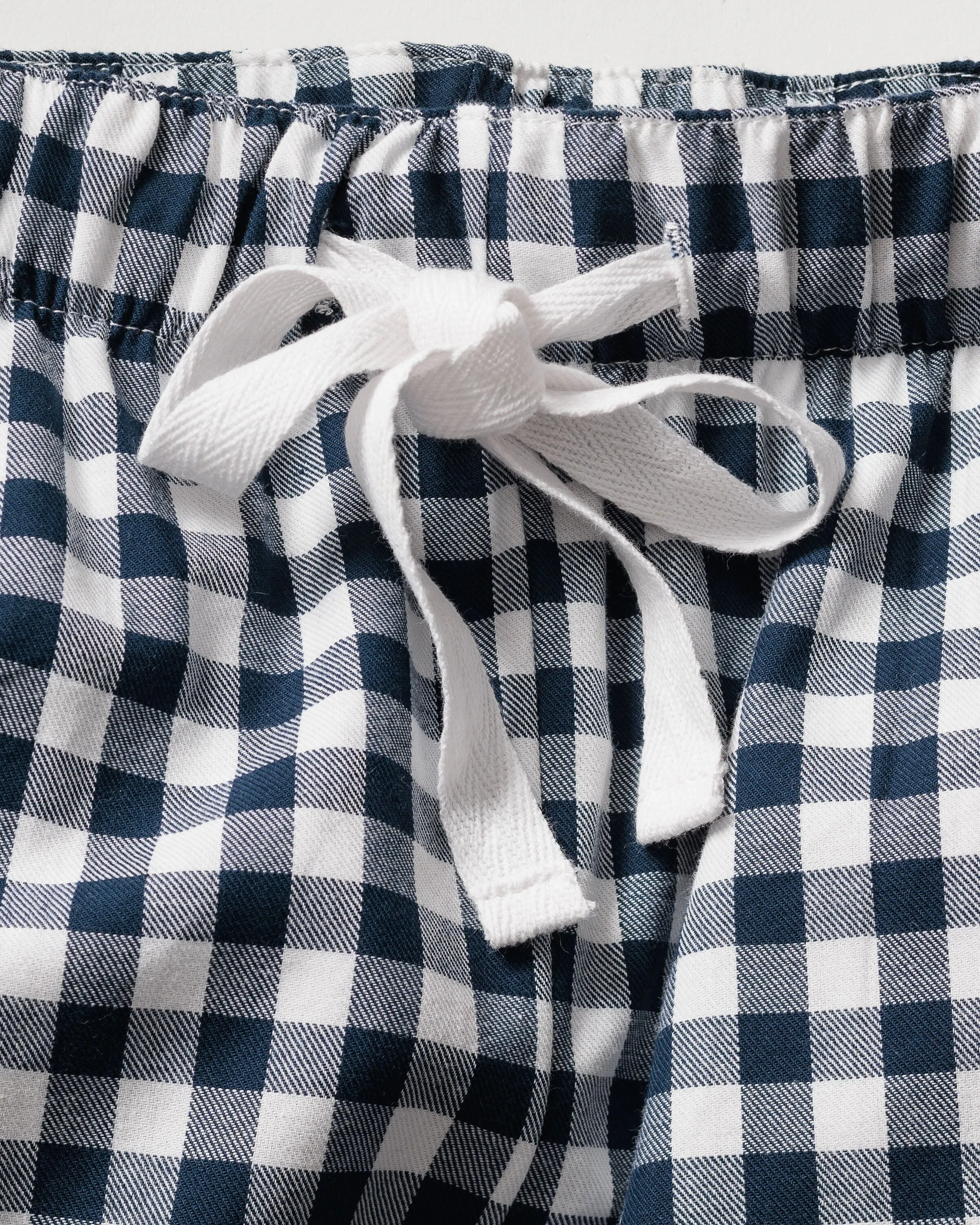 Men's Twill Pajama Pant | Navy Gingham