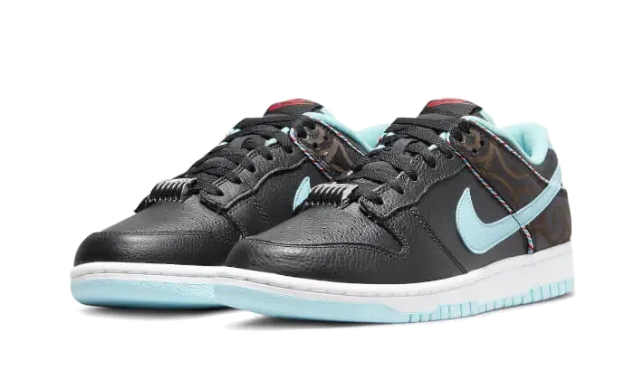 Nike Dunk Low SE Barber Shop Black