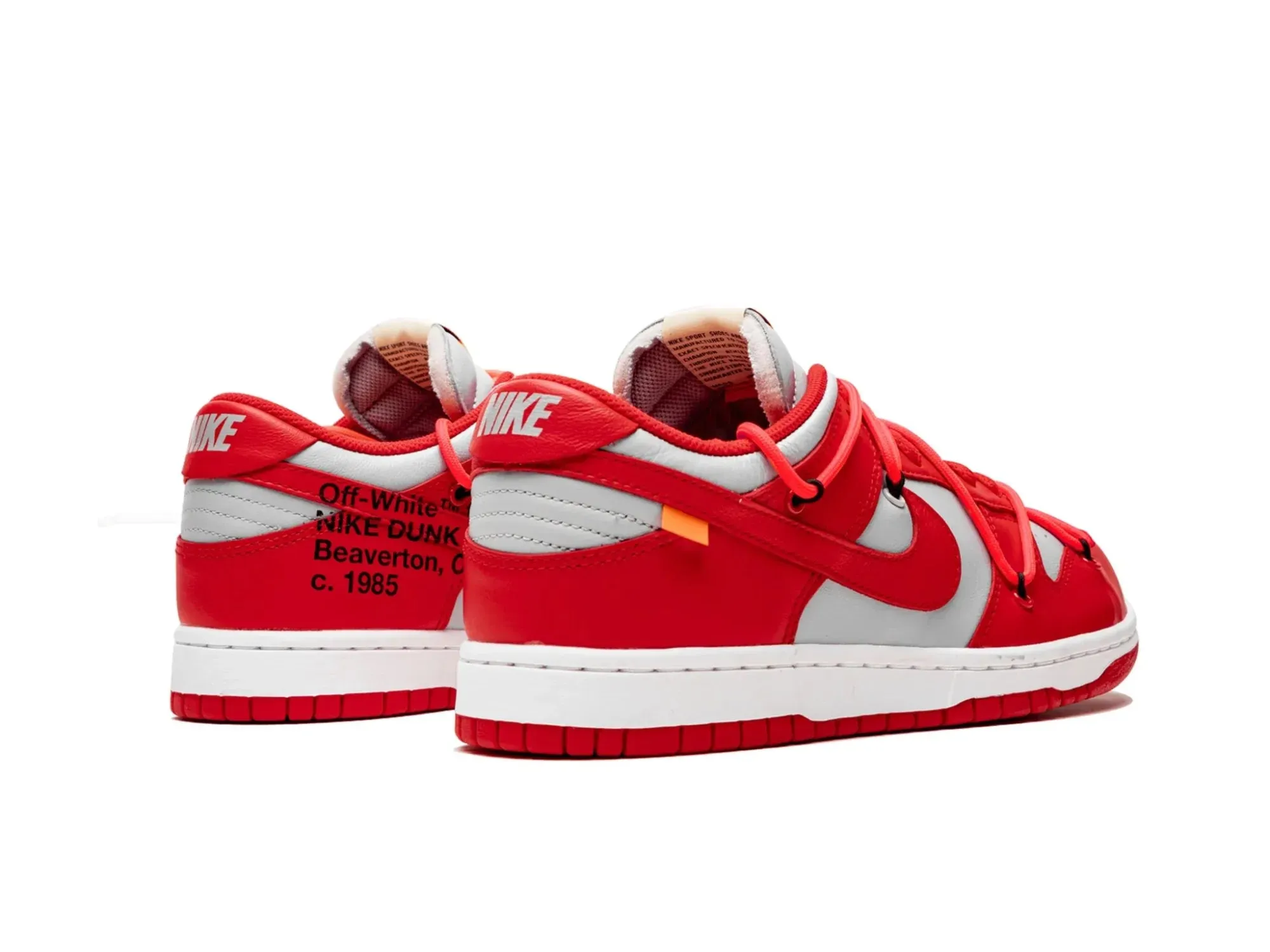 Nike Dunk Low X Off-White "University Red"