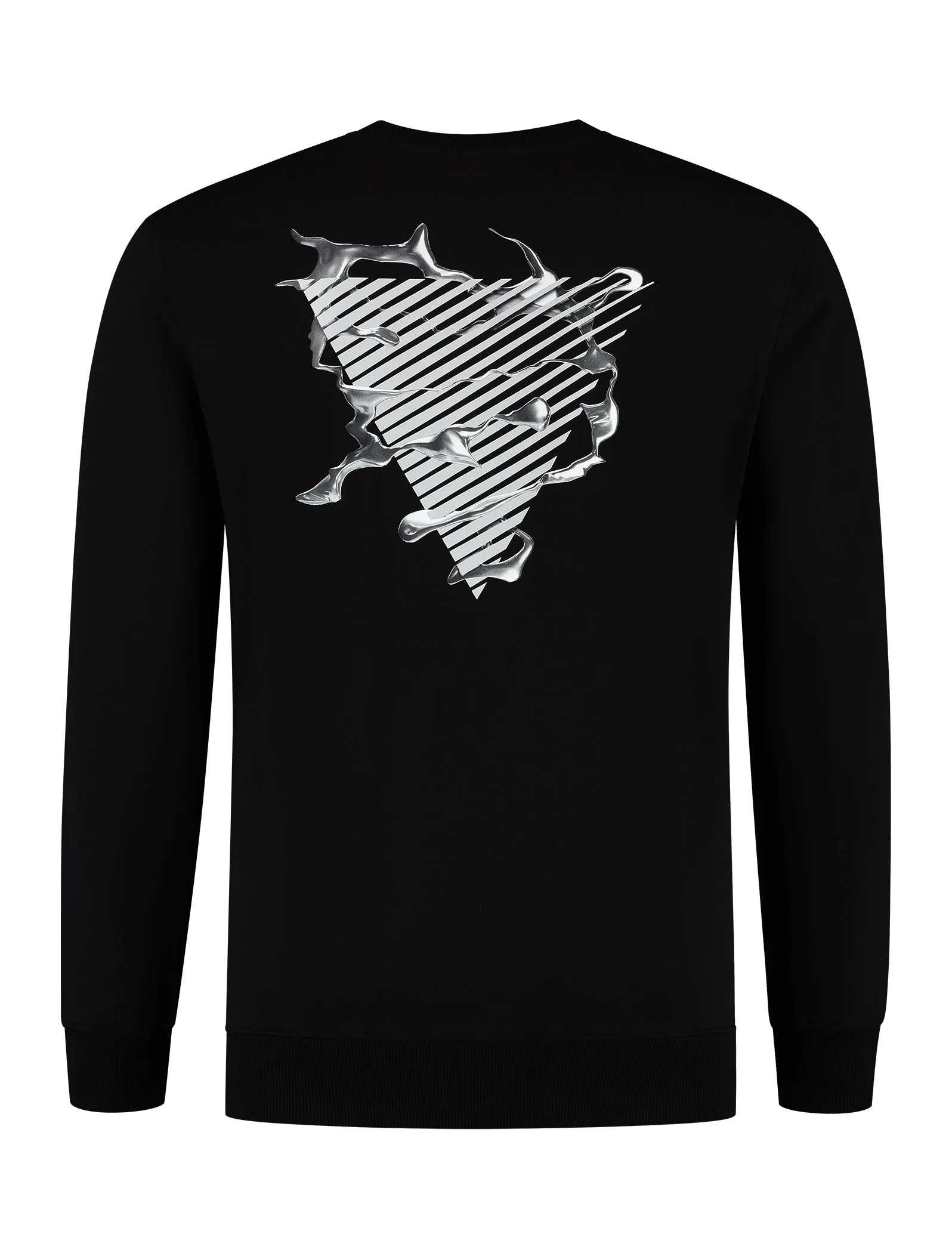 Pure Path Liquid Metal Logo Sweater