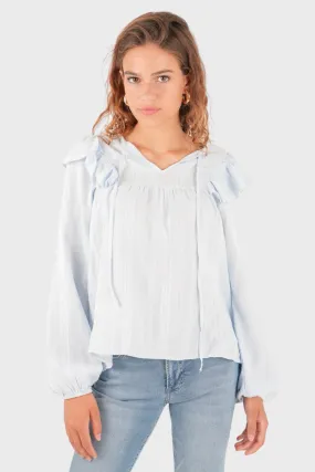 "Chloe" blouse light blue