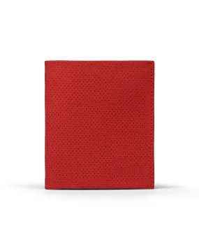 Slim Leather Wallet - Rojo/Negro