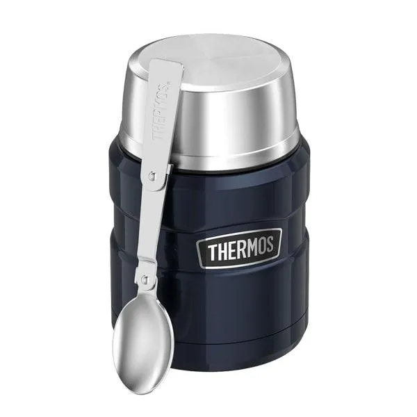 Thermos elik Yemek Termosu Lacivert 0.47 L