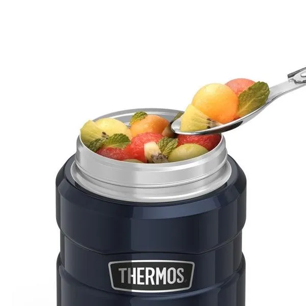 Thermos elik Yemek Termosu Lacivert 0.47 L