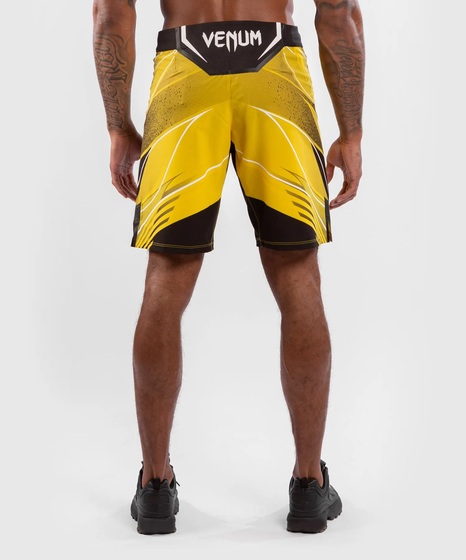 UFC Venum Authentic Fight Night Men's Shorts - Long Fit - Yellow