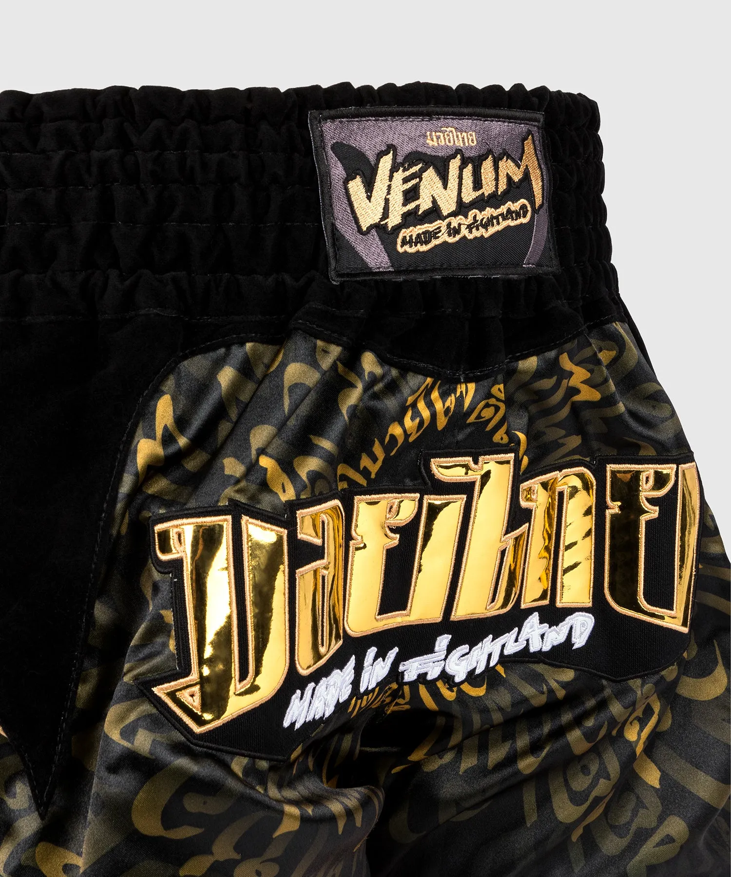 Venum Attack Muay Tha Short - Black/Gold