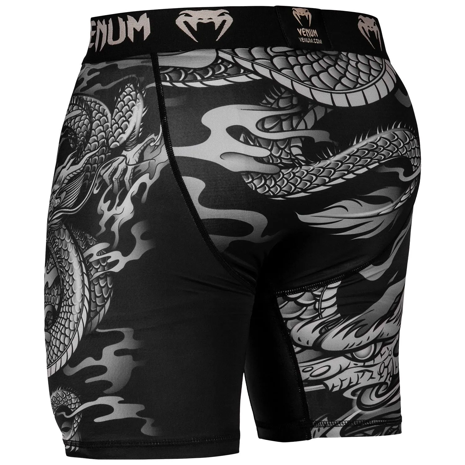 Venum Dragon's Flight Compression Shorts - Black/Sand